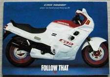 Folheto de vendas pôster colorido Honda CBR1000F e CBR600F motocicletas c1987 comprar usado Folheto de vendas pôster colorido Honda CBR1000F e CBR600F motocicletas c1987 comprar usado  Enviando para Brazil