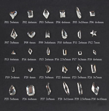 100 peças topo de forma pequena cristal transparente cristal tcheco strass flatback nail art  comprar usado  Enviando para Brazil