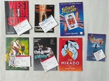 Sadlers wells programmes for sale  BROMLEY