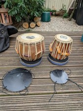 Brass tabla set for sale  VERWOOD