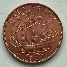 Half penny coins for sale  SOLIHULL