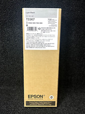 Cartucho de tinta Epson genuíno preto claro T55K7 data: janeiro de 2027 comprar usado  Enviando para Brazil