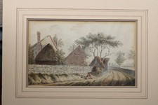 19th century watercolour for sale  LINCOLN