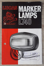 Lucas l740 marker for sale  BOURNE