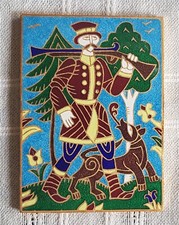 Wandbild messing emaille gebraucht kaufen  Alsbach-Hähnlein
