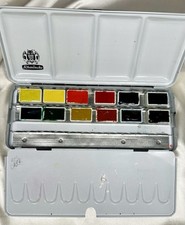 Paleta de aquarela SCHMINCKE HORADAM 12 panela completa - Alta qualidade - levemente usada!, usado comprar usado  Enviando para Brazil