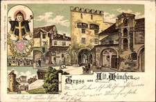 Litho münchen altstadtpartie gebraucht kaufen  Berlin