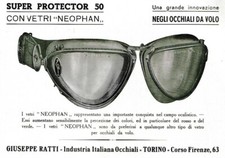 Pubbl.1938 occhiali volo usato  Biella