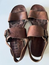 Sandalen schuhe braun gebraucht kaufen  Sulzbach