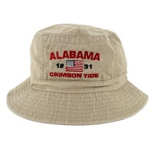 Usado, Chapéu balde bronzeado Alabama Crimson Tide Ahead Headgear anos 2000 comprar usado  Enviando para Brazil