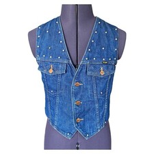 Wrangler denim waistcoat for sale  NORTH FERRIBY