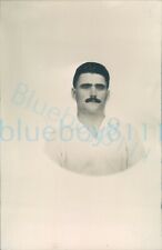 Estúdio fotográfico 1938 homem bigodudo tirado na Índia 5,4x3,5", usado comprar usado  Enviando para Brazil