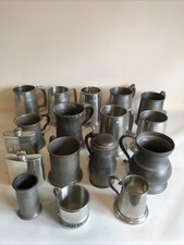 Pewter tankard joblot for sale  GRANTHAM