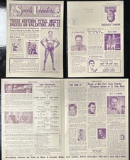 Punteros deportivos 4-10-54 St. Louis lucha libre Kiel Auditorio Lou Thesz segunda mano  Embacar hacia Mexico