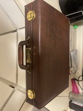 Vintage leather briefcase for sale  Manchester