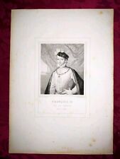 Antique engraving francis d'occasion  Expédié en Belgium