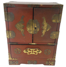 Mini baú com gavetas de laca preta vermelha porcelana armário pequeno caixa de joias comprar usado Mini baú com gavetas de laca preta vermelha porcelana armário pequeno caixa de joias comprar usado  Enviando para Brazil