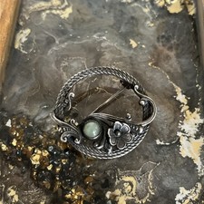 Vintage brosche jade gebraucht kaufen  Waren (Müritz)