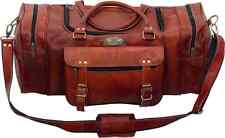 Leather vintage duffle for sale  USA