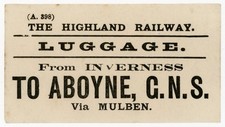 Highland railway luggage for sale  LEOMINSTER