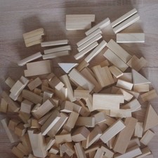 Holz bausteine natur gebraucht kaufen  Mönchengladbach