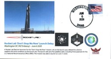 2020 Rocket Lab Electron 12 "Don't Stop Me Now" atraso Washington DC 6 de junho comprar usado  Enviando para Brazil
