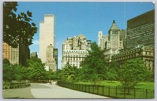 Cartão postal antigo de Nova York Battery Park e World Trade Center comprar usado  Enviando para Brazil