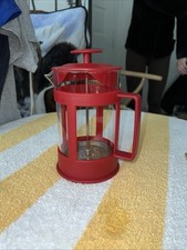 Cafeteira espresso portátil Red French Press cozinha de plástico leve comprar usado  Enviando para Brazil