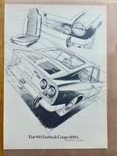 Fiat 850 fastback gebraucht kaufen  Aßlar