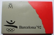 1992 Barcelona Olympics 4 moedas prata 2000 pesetas conjunto Espanha 8 reais certificado de autenticidade comprar usado  Enviando para Brazil
