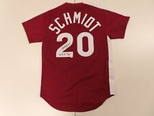 Usado, Camiseta Phillies autêntica assinada por Mike Schmidt Mitchell & Ness MVP fanáticos autografada comprar usado  Enviando para Brazil