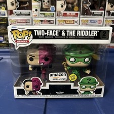 Funko Pop DC Heroes Batman Forever Two Face & The Riddler GITD 2Pack Amazon Exc. comprar usado  Enviando para Brazil