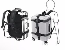 Estojo rígido/carrinho de transporte sistema de conversão de mochila alças ajustáveis comprar usado  Enviando para Brazil