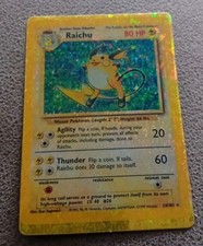 Raichu pokemon tcg for sale  COVENTRY