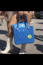 Bolsa tote de praia de borracha impermeável para mulheres, bolsa tote média para praia, bolsa de piscina comprar usado  Enviando para Brazil