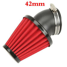 Filtro de ar frio 42mm pod entrada entrada 45° entrada curva para motocicleta ATV vermelho comprar usado  Enviando para Brazil