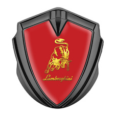 Emblema Escudo Metal LAMBORGHINI para afinación e interior de coche, Tamaño 60mm/65mm segunda mano  Embacar hacia Mexico
