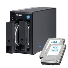 Disco duro Qnap TR-002 Das Storage 2 bahías 1,5 TB (2x750 GB) ranura Raid doble 3,5 " Usb-C segunda mano  Embacar hacia Mexico