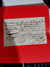 Reçu ramonage 1828 d'occasion Reçu ramonage 1828 d'occasion  Lannemezan