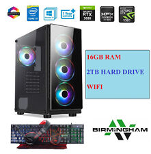 Gaming PC Desktop i7 i5 i3 2TB+480GB SSD 16GB RAM NVIDIA RTX 4060 Windows11 WiFi for sale  WOLVERHAMPTON