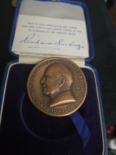 Bronze medallion chairman for sale  NOTTINGHAM