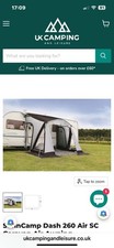 Sunncamp dash 260 for sale  READING