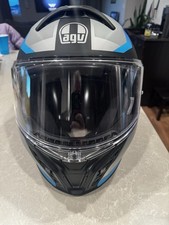 Usado, Capacete de motocicleta AGV Tour frequência modular cinza/azul médio comprar usado  Enviando para Brazil