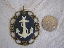 Anchor pendant cameo for sale  Twentynine Palms