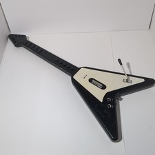 Guitar Hero Guitar Antcommandos Flying V Double Range PS3 PS2 PRETO Não Testado comprar usado  Enviando para Brazil