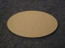 120 x 92mm Oval CORTE A LASER MDF 2mm ou 3mm Bases de Jogos de Guerra ou Cartões de Artesanato Etc  comprar usado  Enviando para Brazil