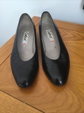 Gabor black leather for sale  READING