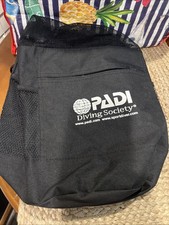 Mochila de cordão preta PADI bolsa de equipamento de mergulho cabo malha 1 bolso, usado comprar usado Mochila de cordão preta PADI bolsa de equipamento de mergulho cabo malha 1 bolso, usado comprar usado  Enviando para Brazil