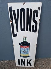 Enamel sign lyons for sale  ARMAGH