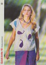Ladies knitting pattern.quick for sale  ANDOVER